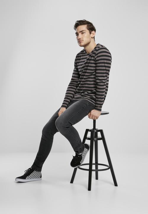 Produktbild Urban Classics Regular Stripe LS (4XL)