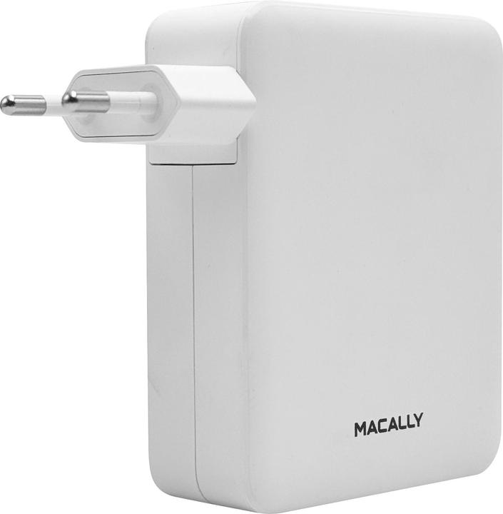 Actual product image Macally USB 4 Port GaN Travel Charger 142W (145 W, 4 ports)