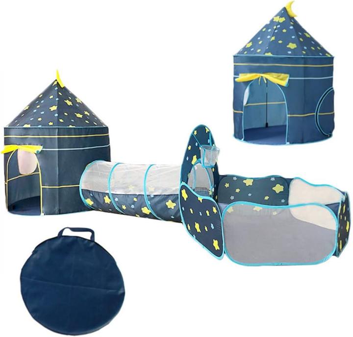 Immagine prodotto Benebomo Tenda da gioco con tunnel blu