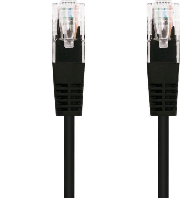 Actual product image C-Tech patchcord Cat5e cable, UTP, black, 2m (UTP, CAT5e, 2 m)