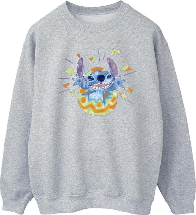 Actual product image Disney Mens Lilo & Stitch Cracking Egg Sweatshirt (M)