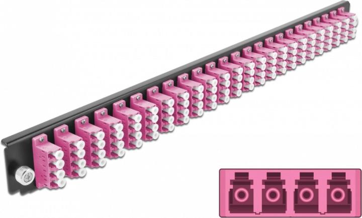 Produktbild Delock Rack-Montageblech für Glasfaser-Spleissbox (CAT6, 0.48 m)
