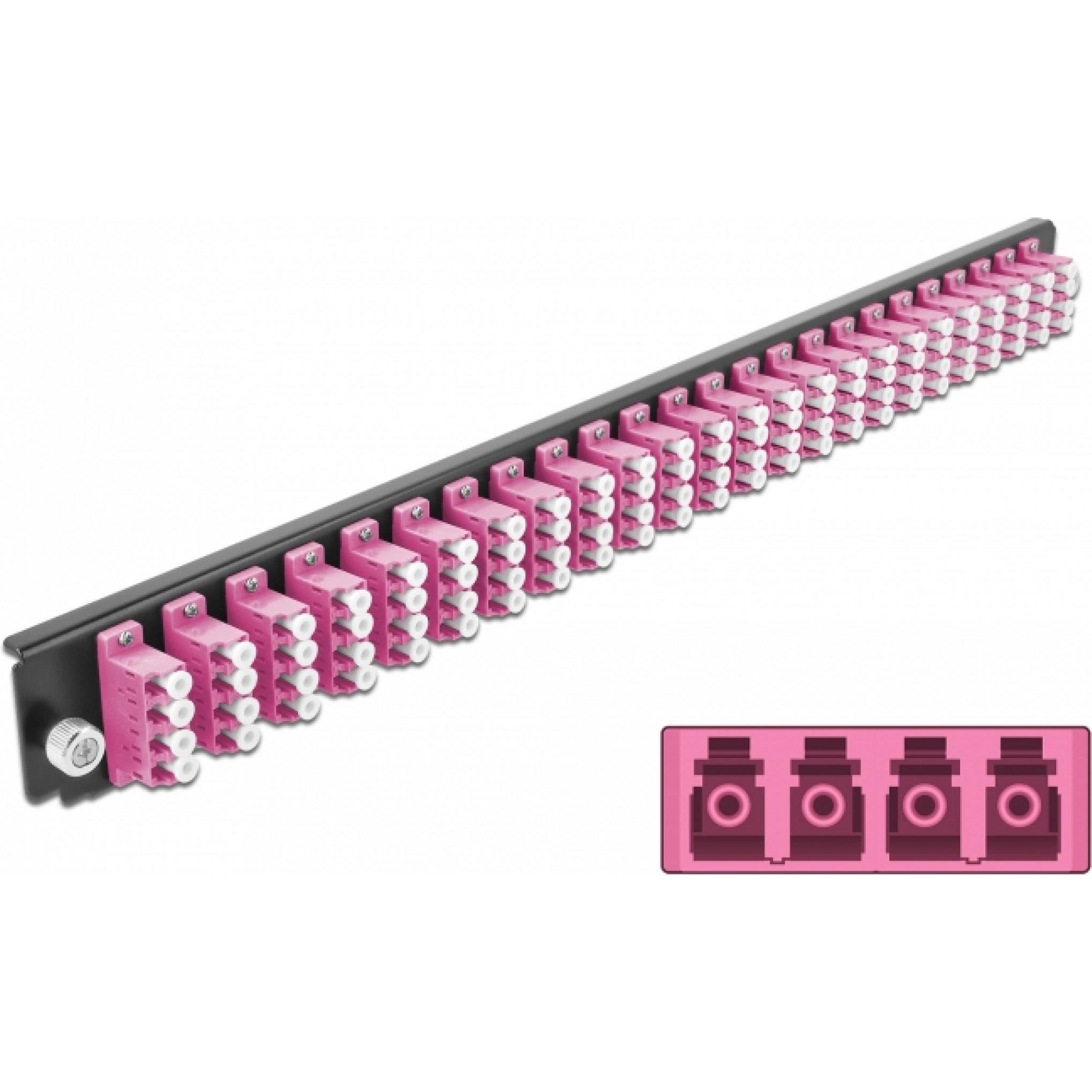Delock Rack-Montageblech für Glasfaser-Spleissbox (CAT6, 0.48 m), Netzwerkkabel