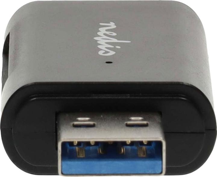 Produktbild Nedis Kartenleser | microSD (TF) / microSDHC (TF) / microSDXC (TF) / SD / SDHC / SDXC | USB 3.2 Gen1 (USB-C 3.2 Gen 1)