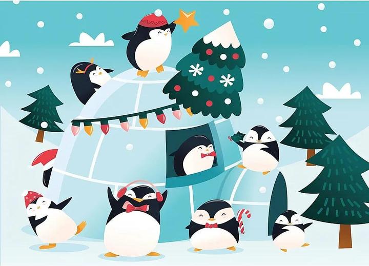 Actual product image Bluebird L'Igloo des Pingouins (48 pieces)