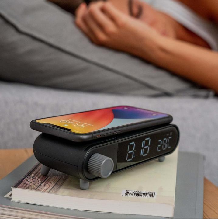Image du produit KSIX Alarm Clock Retro Wireless Charger