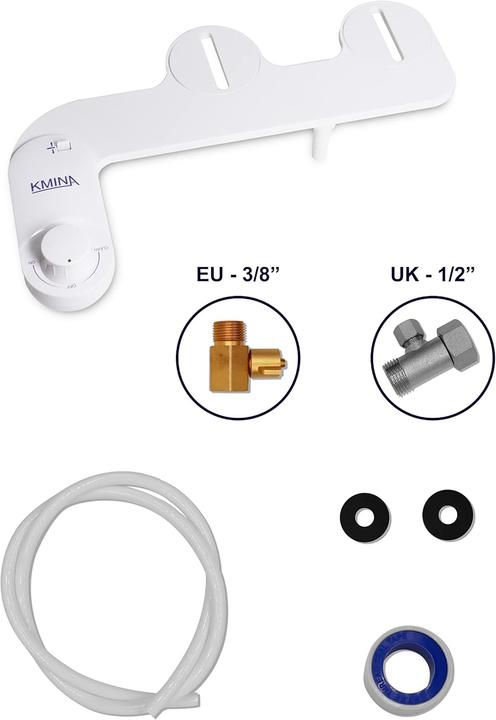 Produktbild Kmina Kaltwasser Bidet Aufsatz für Toilette
