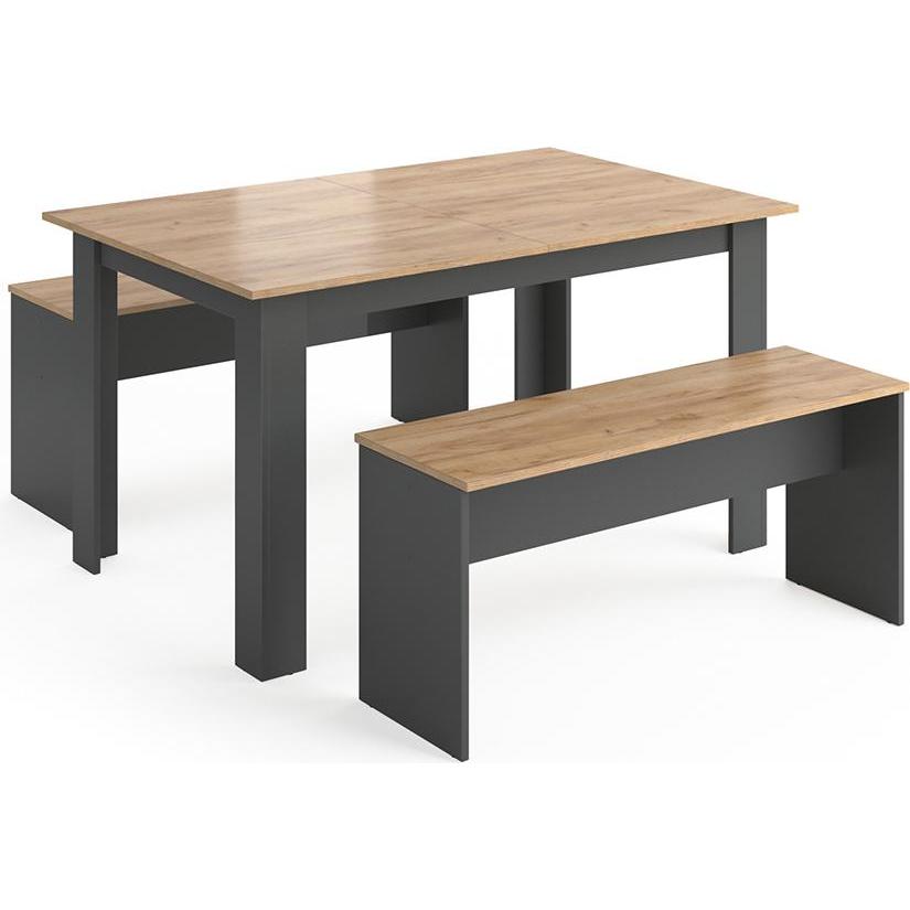 Vicco, Esstisch, Set Sentio (140 x 90 x 76 cm)