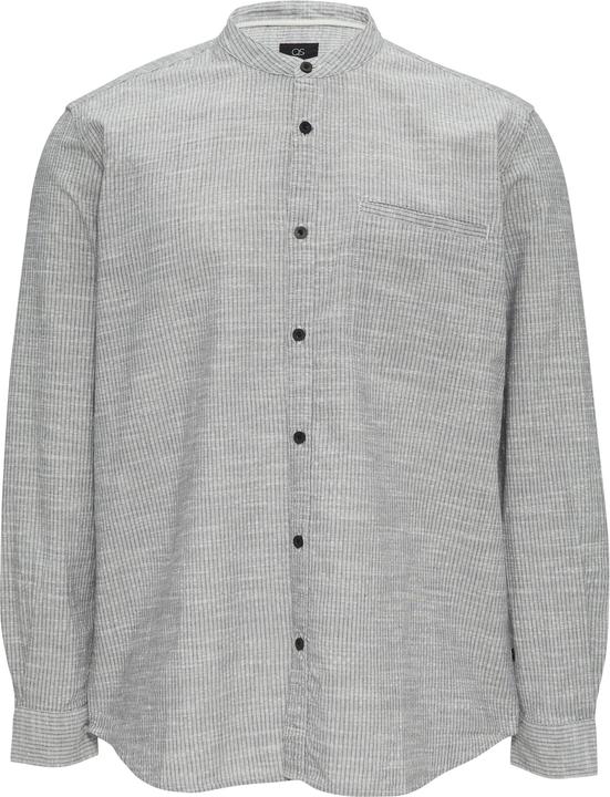 Immagine prodotto s.Oliver Hemd Regular Fit: Baumwollhemd mit Stehkragen (XS)