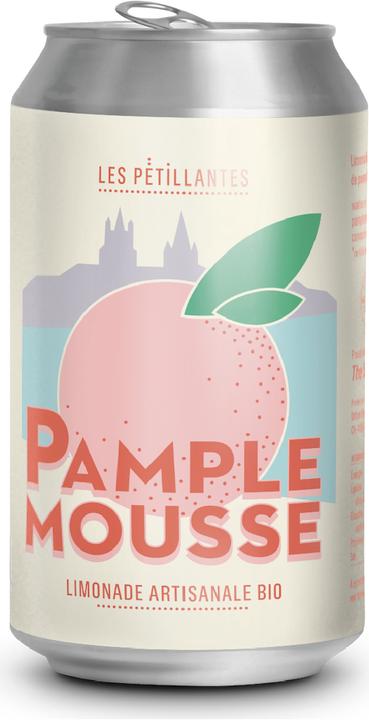 Actual product image Les Pétillantes Grapefruit (cans) (1 x 33 cl)