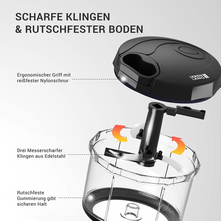 Immagine prodotto Lebenlang Multizerkleinerer (1000 ml)