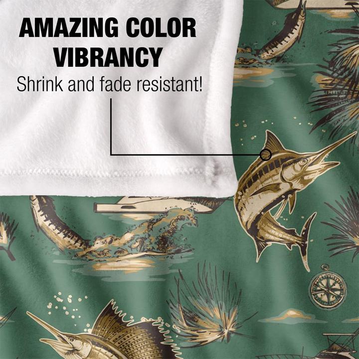 Immagine prodotto JQ Licensing Billfish Decke Seidig Angeln Supersoft (152 x 127 cm)