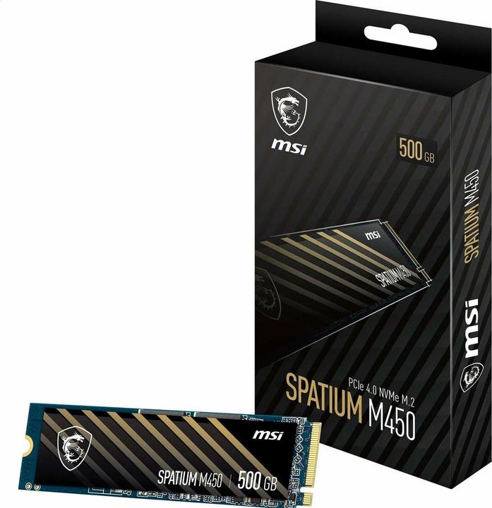 Actual product image MSI Spatium M450 (500 GB, M.2 2280)