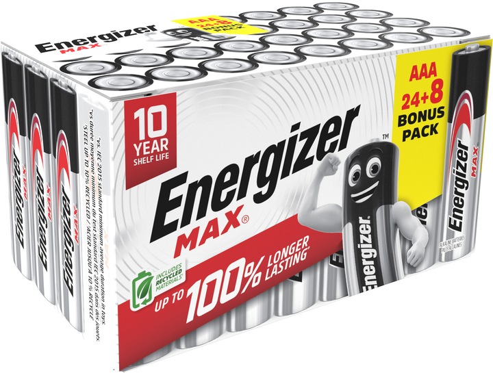 Image du produit Energizer Max (32 pcs, AAA, 1300 mAh)