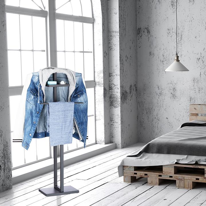 Actual product image Relaxdays Clothes Valet Stand