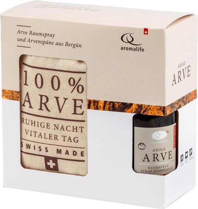 Produktbild Aromalife Duftöl-Set mit Arvenspänen und Raumspray (100 ml)