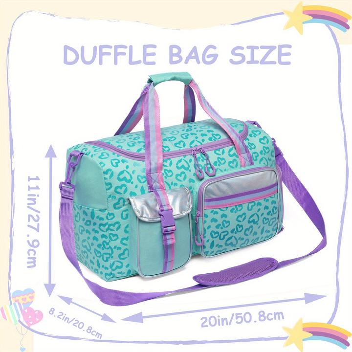 Actual product image Only-Bags.Store Schicker Seesack mit Schuhfach und Nassfach - strapazierfähige, leichte Nylon-Turn- und Reisetasche
