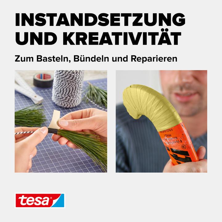 Actual product image tesa EXTRA POWER PERFECT Gewebeband, gewebeverstärktes Ductape (19 mm)