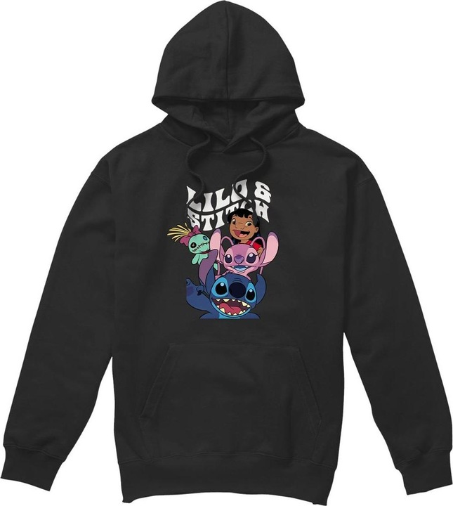 Immagine prodotto Lilo & Stitch Felpa con Cappuccio Montaggio dei Personaggi Uomo (L)