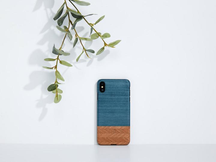 Produktbild Man&Wood SmartPhone case iPhone XS Max denim black (Apple iPhone XS Max)