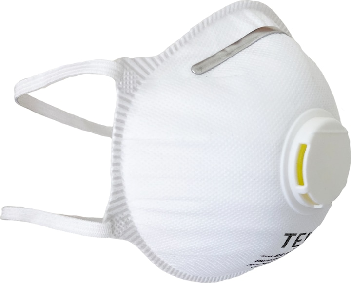 Tect Respiratore FFP2 con valvola (FFP2, 10 x)