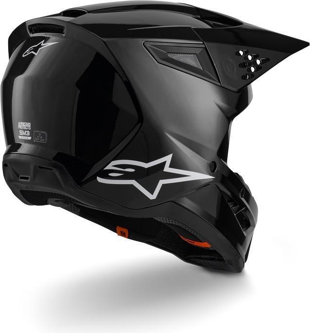 Produktbild Alpinestars Sm3 Solid Glossy Black (XL, 61 - 62 cm)