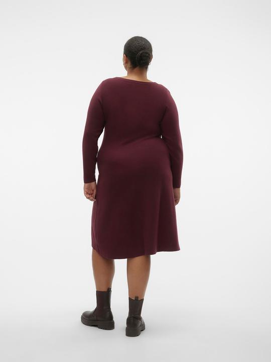 Produktbild Vero Moda VMCNANCY LS BOATNECK DRESS GA EXC CUR Strickkleid (50)