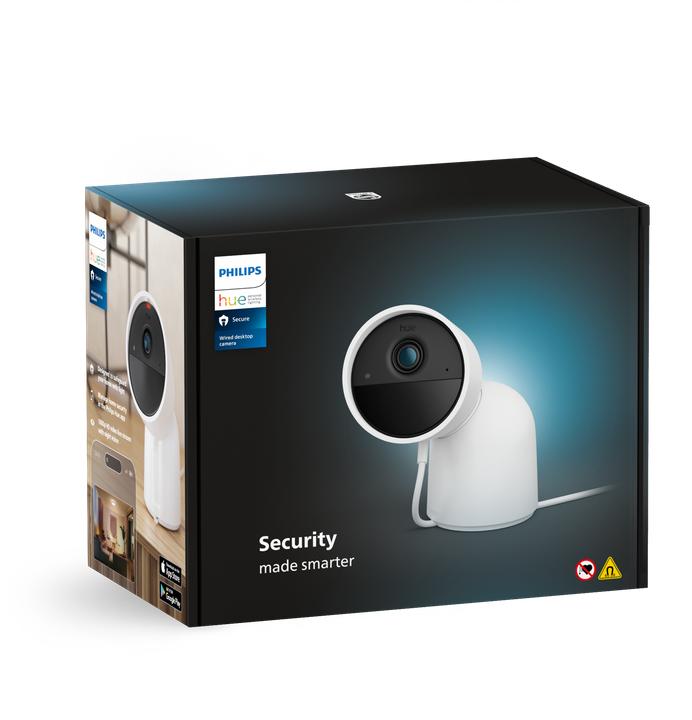 Produktbild Philips Hue Secure kabelgebundene Kamera mit Standfuss (1920 x 1080 Pixels)