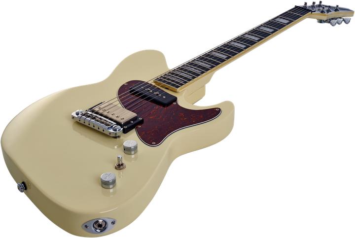 Actual product image Hagstrom E-Gitarre, Adina, Creme (Electric guitar, Flame Maple, Mahogany, Maple)