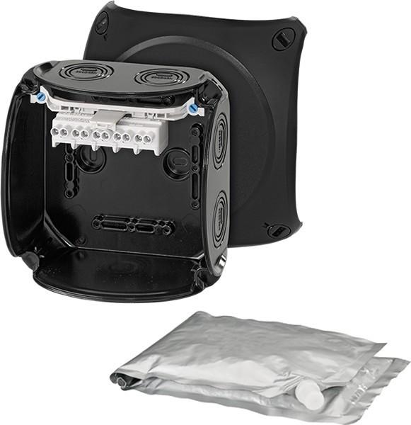 Hensel HEN WP 0604 B Cable junction box 1.5-4qmm 3ph. 6qmm 1ph. 5pole black