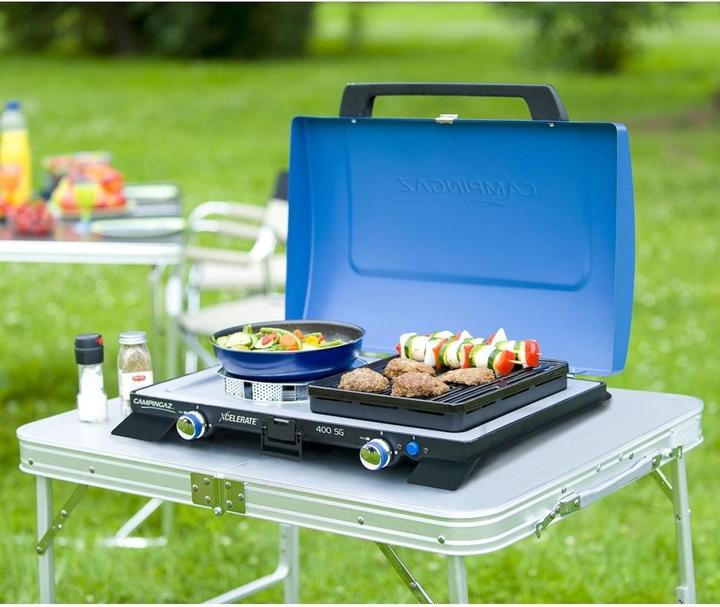 Actual product image Coleman 2000032230 400SG Gas cooker, 2-burner, black/blue