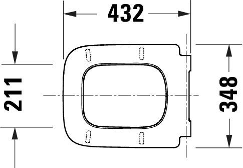 Actual product image Duravit Universal WC seat WC seat range