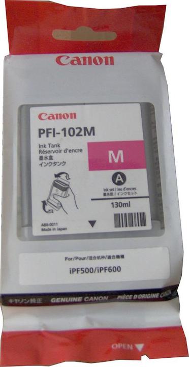 Actual product image Canon Pfi-102m (M)