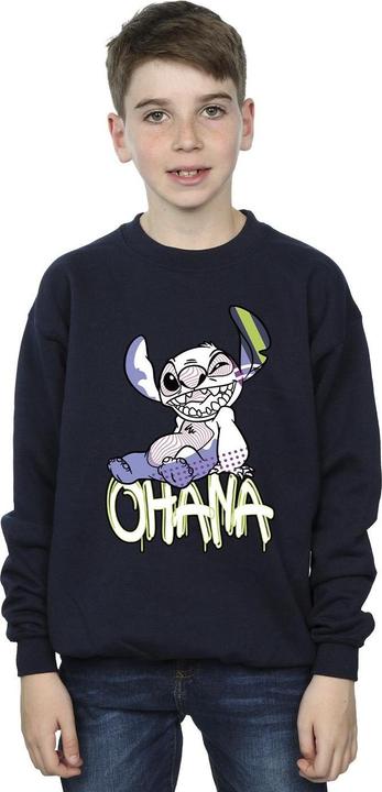 Produktbild Disney Lilo And Stitch Ohana Graffiti Sweatshirt Jungen (128)