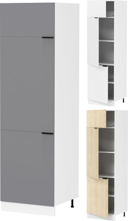 Produktbild VCM Küchenschrank B. 60 cm Hochschrank Fasola (60 x 57 x 207 cm)