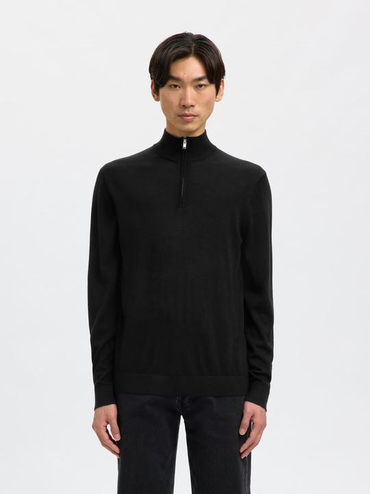 Produktbild Selected Slhtray Ls Knit Merino Half Zip Noos (M)