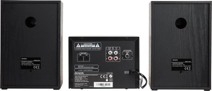 Actual product image Aiwa MCBT-350 Micro Hi-Fi System, black (Bluetooth, CD player, 2x 10 W)