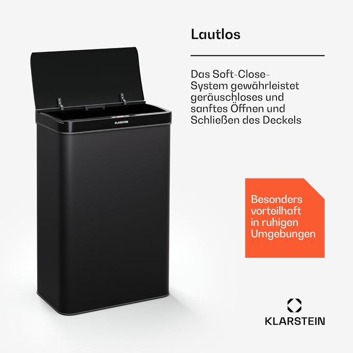 Immagine prodotto Klarstein Sensor-Mülleimer mit Soft-Close (50 l)