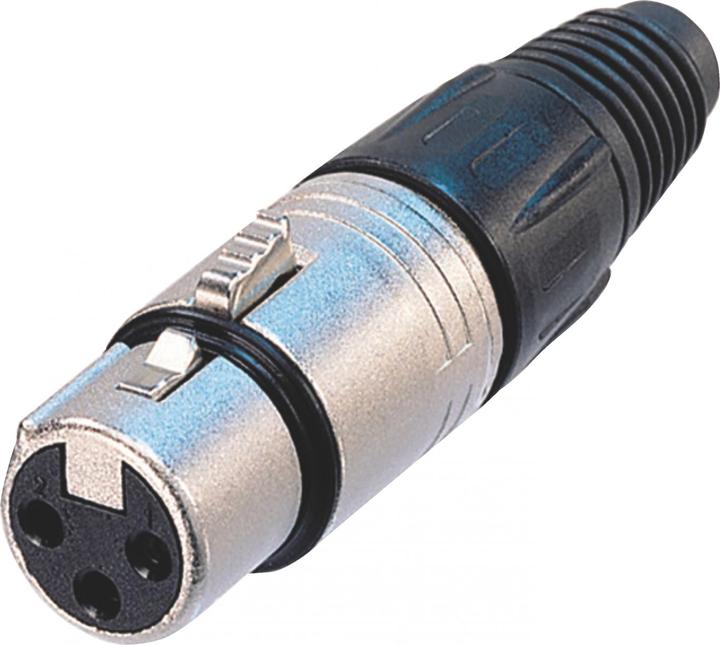 Actual product image Neutrik NC3FX, XLRf cable connector