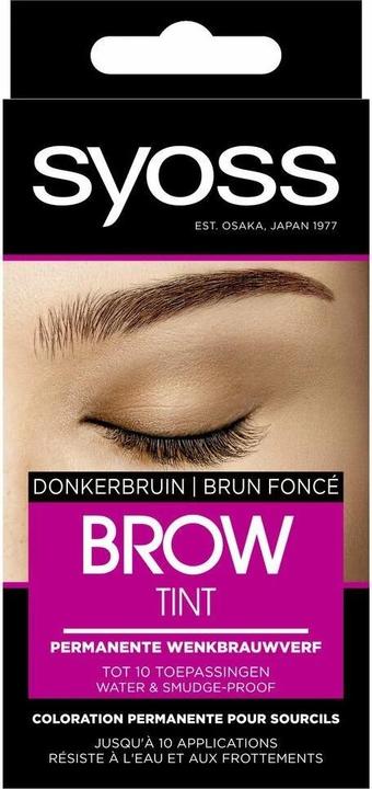 Immagine prodotto Syoss Brow Tint Eyebrow Dye Dark Brown (Dark Brown)