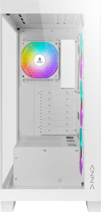Produktbild Azza Cove 570W Miditower white 4xARGB LA fter retail (CSAZ-570W) (ATX, ITX, Micro-ITX)