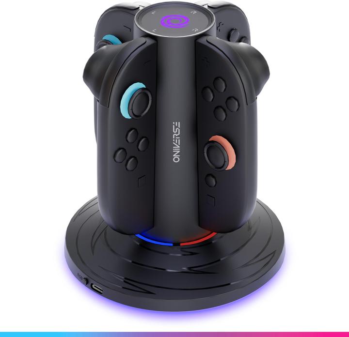 Immagine prodotto Oniverse QUADRANT Magnetische Ladestation für 4 Joycons™ - Gaming-Zubehör (Switch)