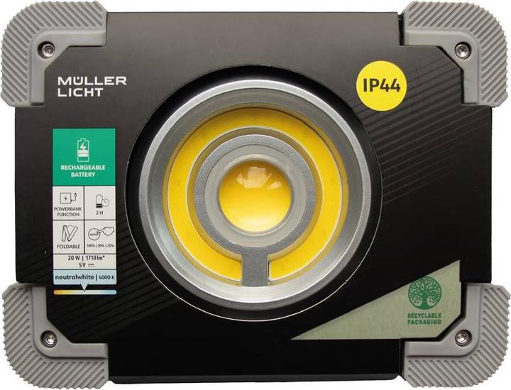 Actual product image Müller Licht LED cordless worklight Dallas 20 W (22000 lm)