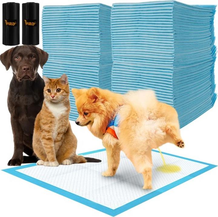 Actual product image Purlov Sanitary mat 60x40cm 100 pcs. I am 21599 (Cat, Dog)