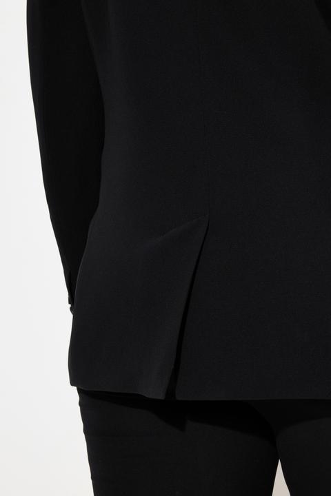 Image du produit Ulla Popken Blazer avec col à revers, poches à rabat et fermeture 1 bouton (48)