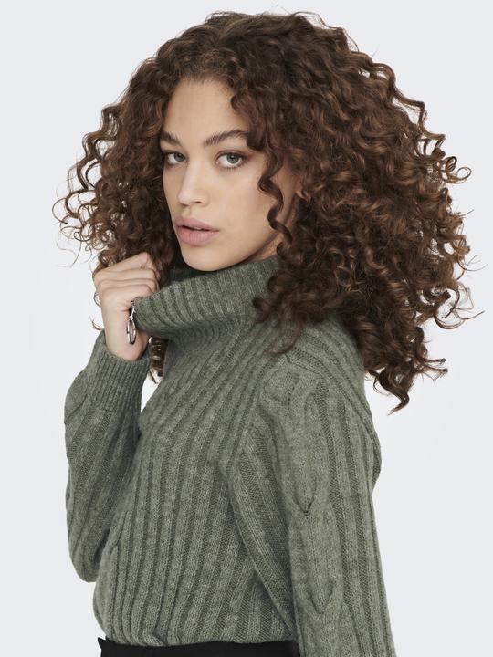 Produktbild JdY Reissverschluss-Zopfstrick- Strickpullover (XS)