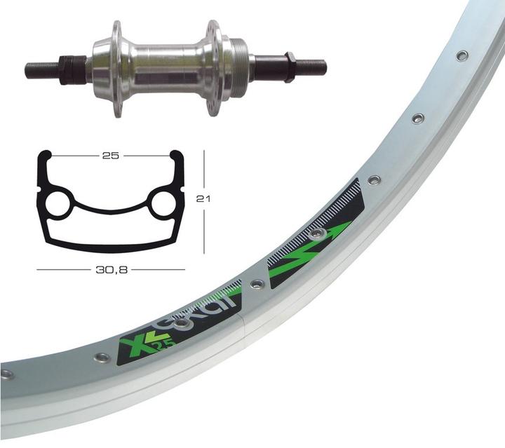 Actual product image Exal 36L (Rear wheel, 26")