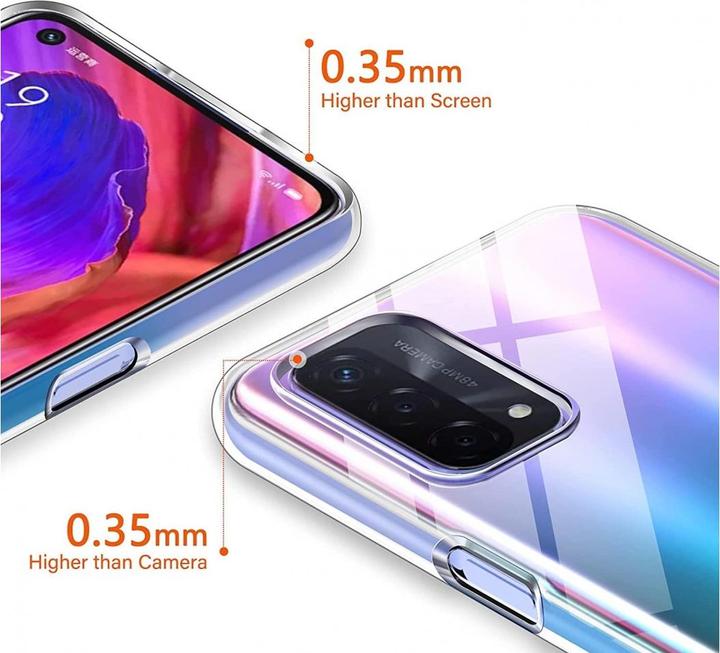 Immagine prodotto Screenguard Custodia Oppo A74 5G flessibile in TPU trasparente (Oppo A74 5G)