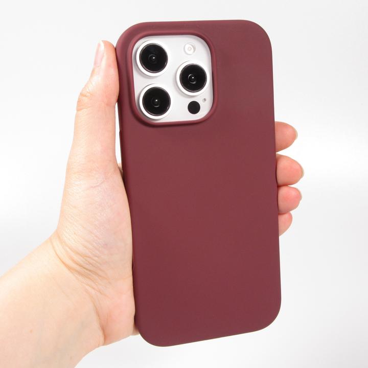 Produktbild PhoneLook Hülle Soft Touch Bordeaux (Apple iPhone 16 Pro)