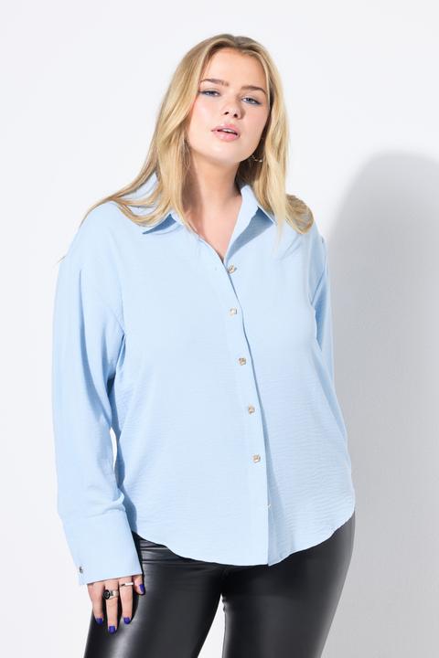 Produktbild Studio Untold Hemdbluse, oversized, Schmuckknöpfe (58)